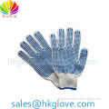 BLUE Pvc Dots Gloves for Labours Made In China